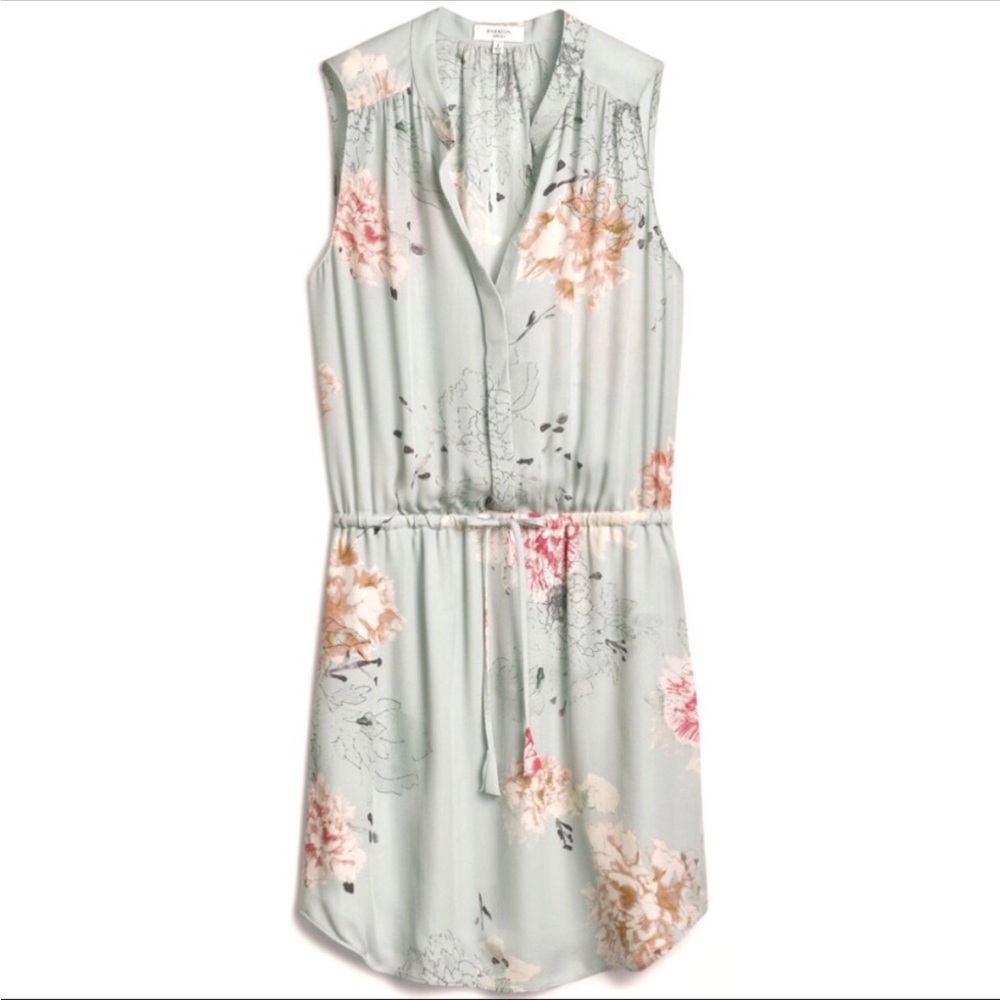 Babaton Benedict Silk Floral Shift Mini